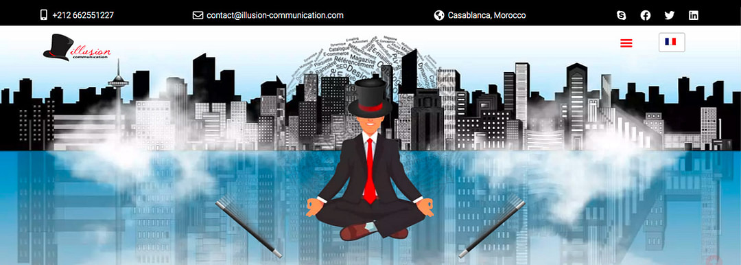 Illusion communication cover